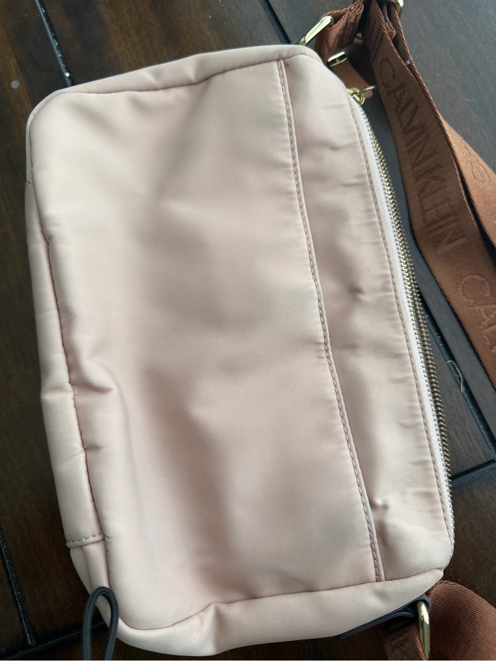 Calvin Klein Beige Nylon Interior Crossbody - Picture 2 of 4
